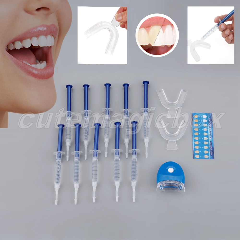 Pro Home Dental Care Teeth Whitening Kit Tooth Bleach Bright White Oral