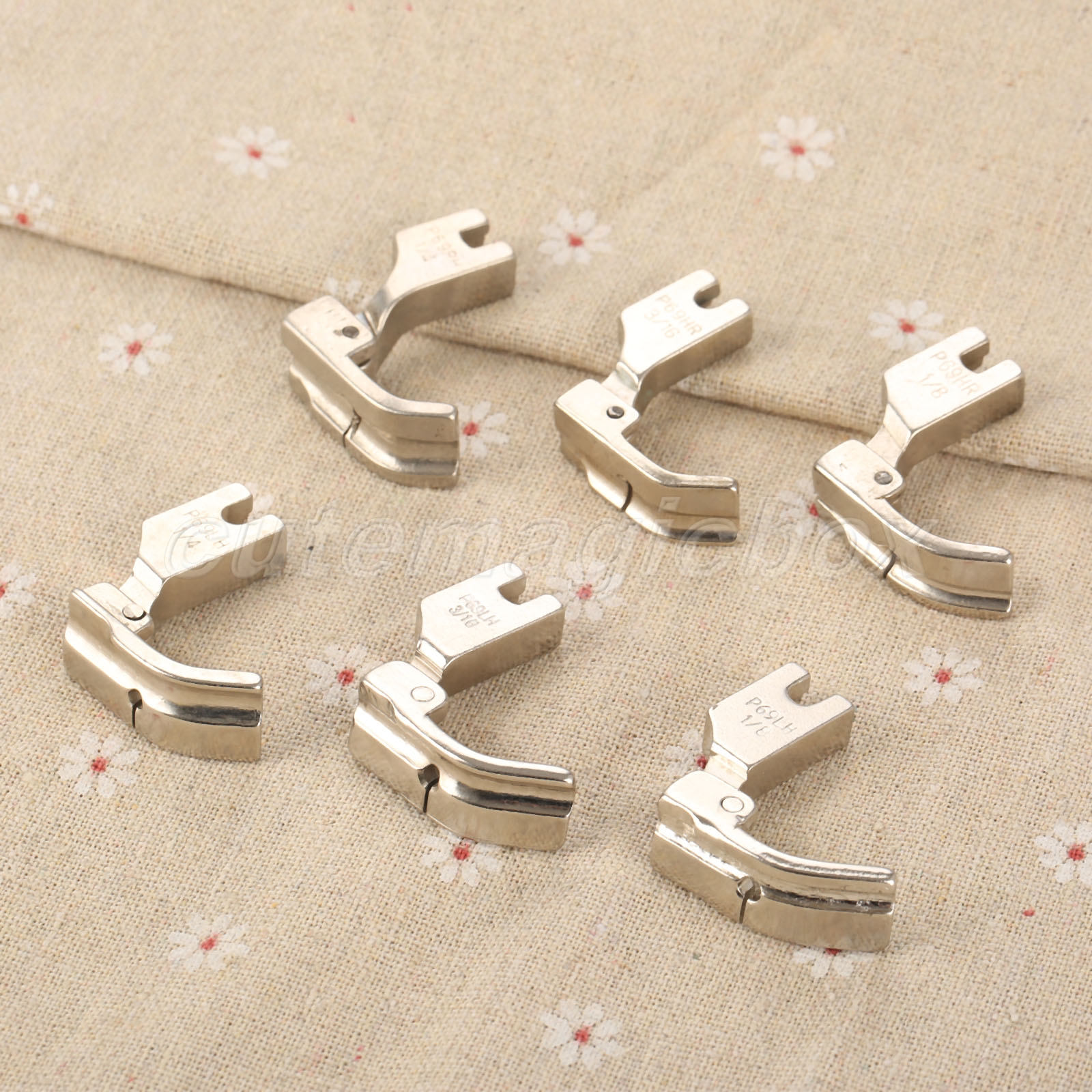 3 Size Piping Cording Foot For JUKI SINGER Industrial Sewing Machine