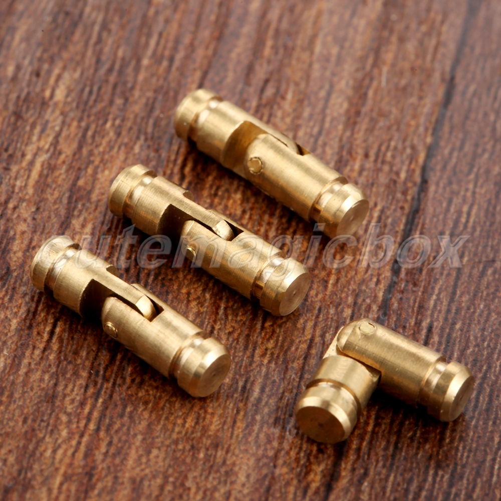 4pc Mini Barrel Hinges Invisible Hinges Jewelry Box Case Hinge