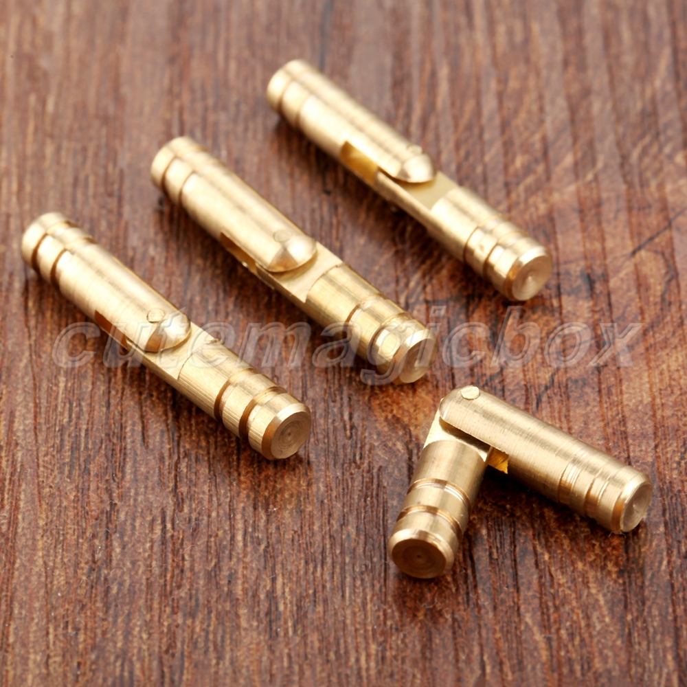 4pc Mini Barrel Hinges Invisible Hinges Jewelry Box Case Hinge