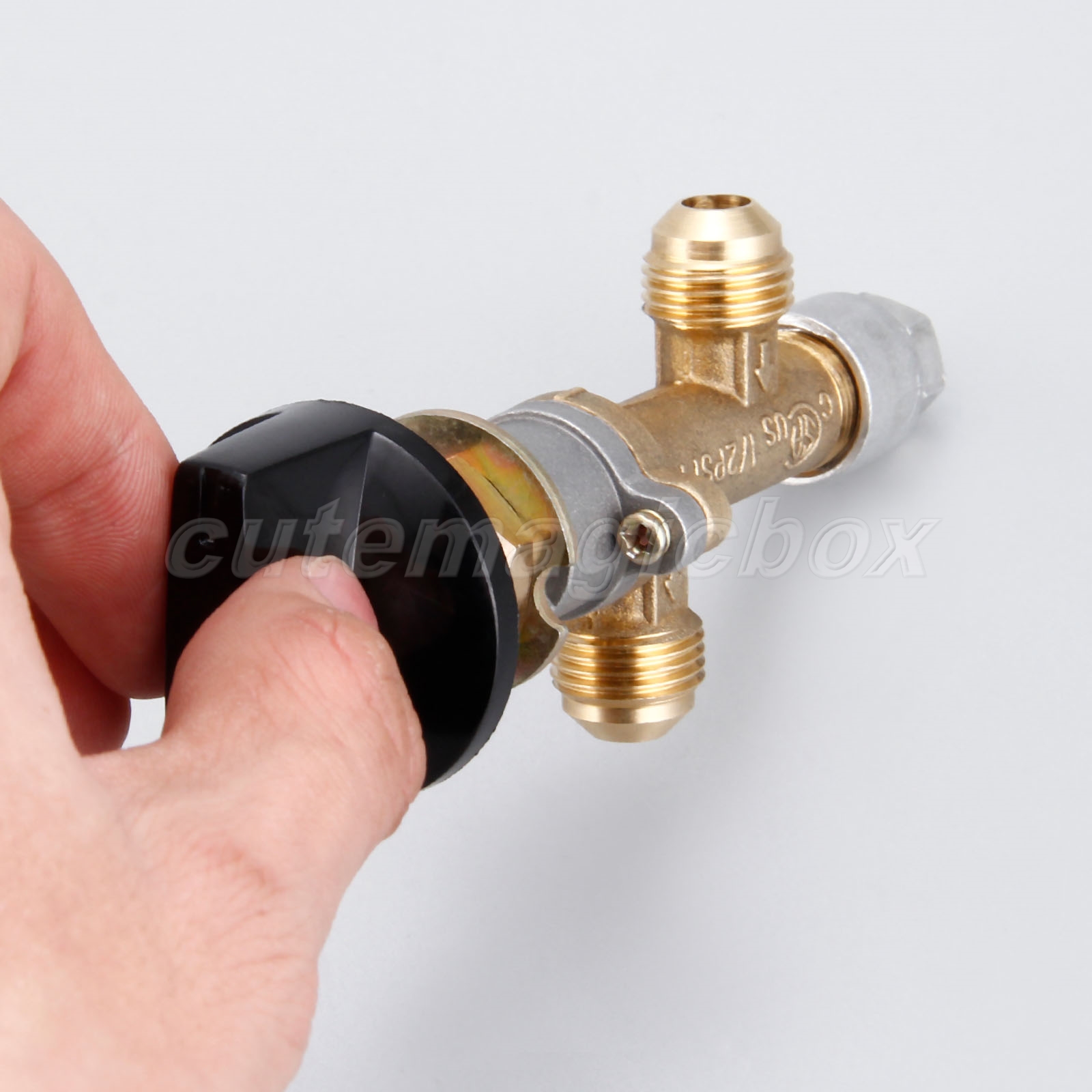 1 Set Propane Fire Pit Control Valve System Kit Gas Regulator